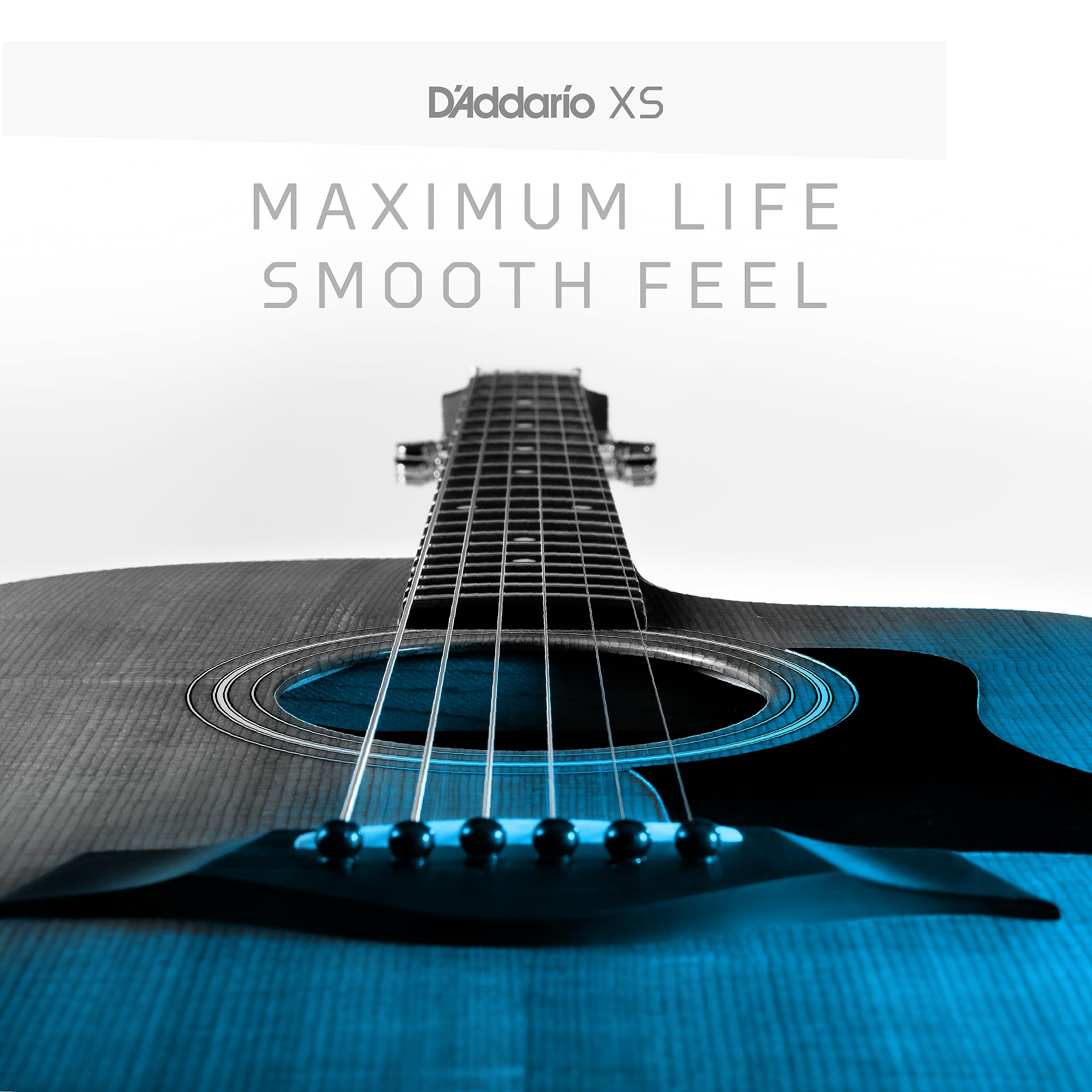 D'Addario Acoustic Guitar Strings, XS Phosphor Bronze Coated, XSAPB1253, Light Gauge 12-53, 6-String Set, Pack of 1 - Image 3